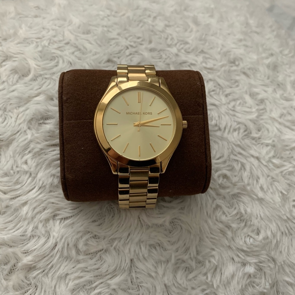 Michael kors gold runway watch